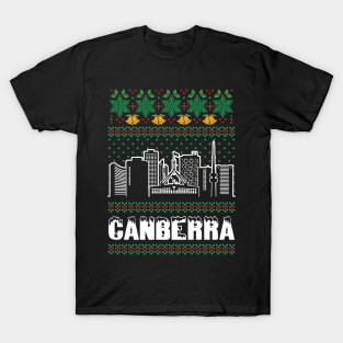 Canberra Australia Ugly Christmas T-Shirt